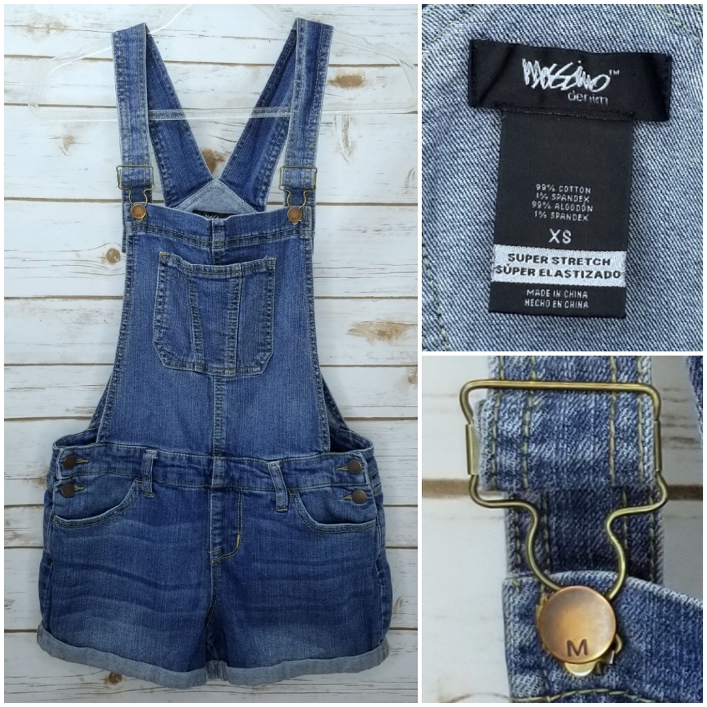 Mossimo Denim Shortalls Size XS
